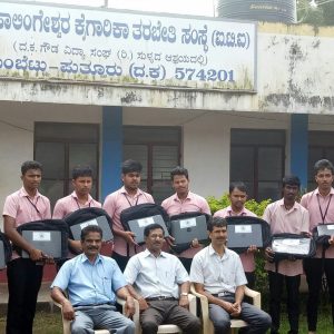 Laptop distribution for SC/ST students